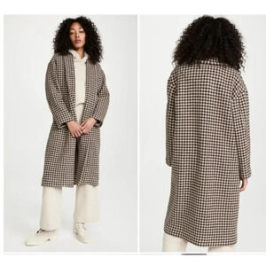 NILI LOTAN  Houndstooth  Kidman Coat